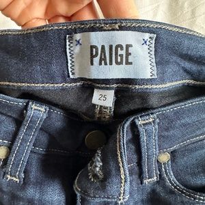 Paige jeans size 25
